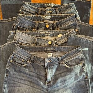 4 pair Maurice’s jeans - 12 short
